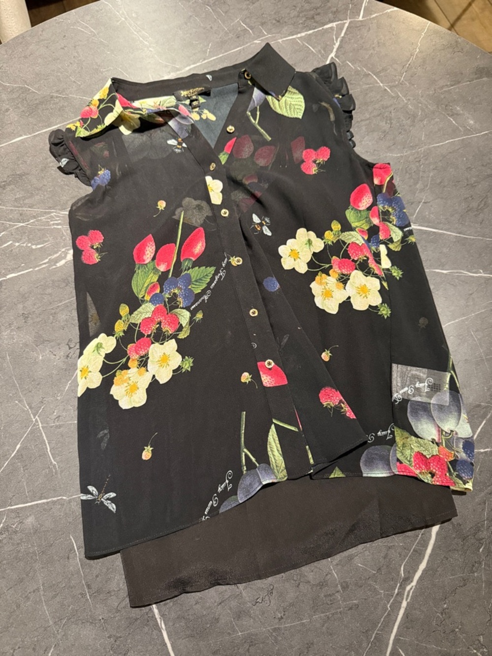 Juicy Couture Black Label Sleeveless Blouse